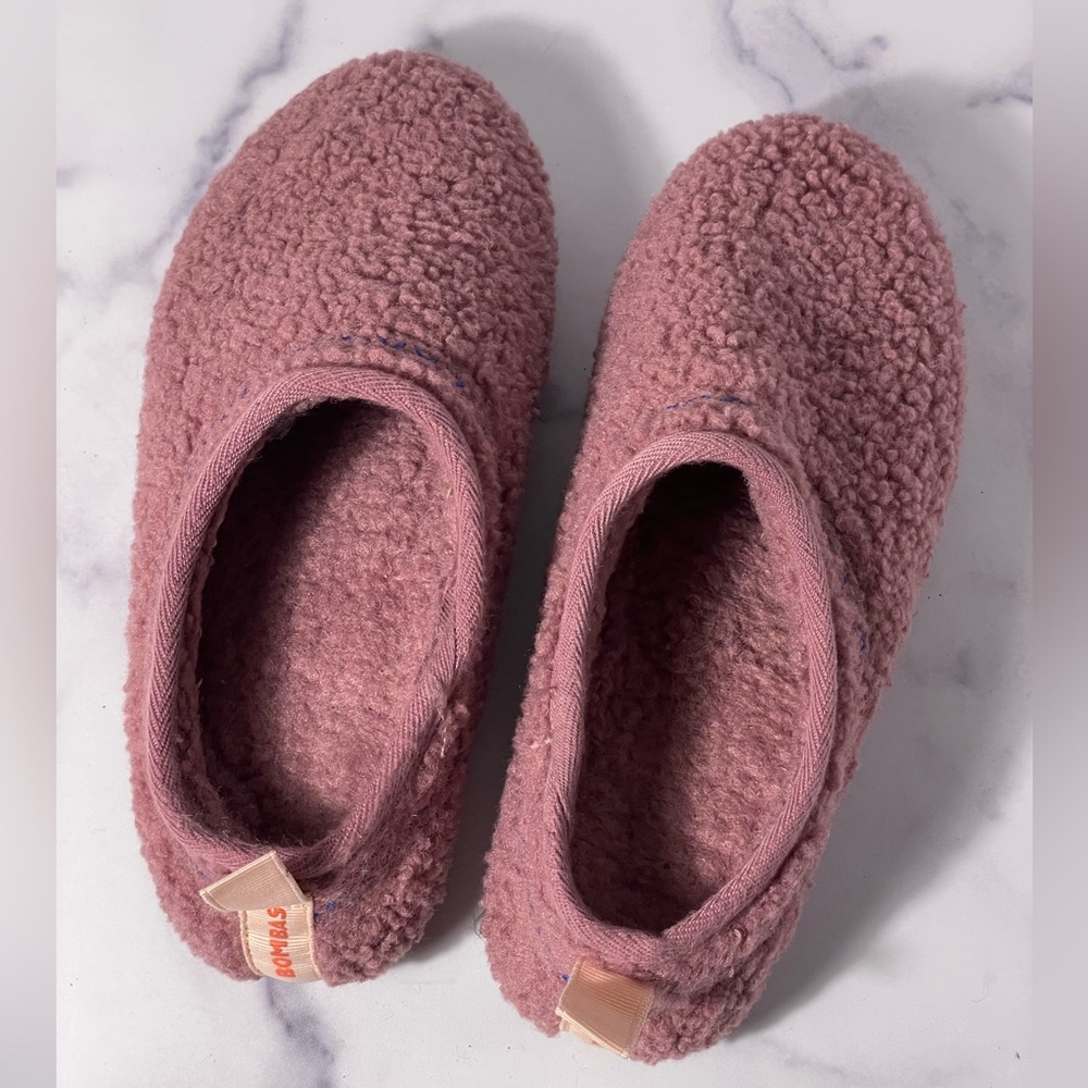 Bombas Sunday Sherpa Slipper in Mauve Women’s size 7